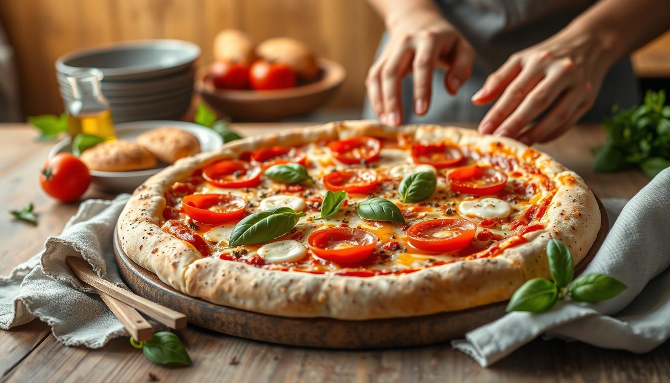 Home cook preparing ingredients in the kitchen